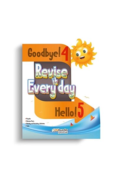 Onburda Yayınları 4. Sınıf Ingilizce Tatil Kitabı - Revise It Every Day