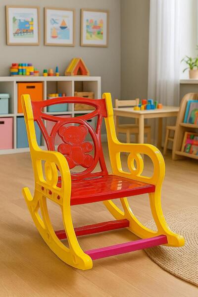 MOSTAFA Colorful baby rocking chair