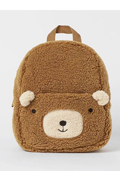 MintTasarımButik Cute Plush Teddy Bear Kindergarten Nursery Bag - Soft and Li...