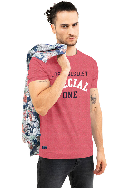 COLOR HUNT 100% Cotton Mens Crew Neck T- Shirt with Treding Prints