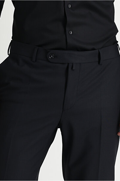 Kiğılı Relaxed Fit Rahat Kesim Yünlü Klasik Kumaş Pantolon