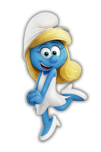 ERİSTAKI Şirinler Ahşap Duvar Posteri – Duvar Süsü-Hediyelik Poster 2