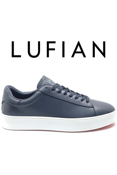 Lufian 111230254 Anton Sneaker Erkek Deri Ayakkabı LACİVERT