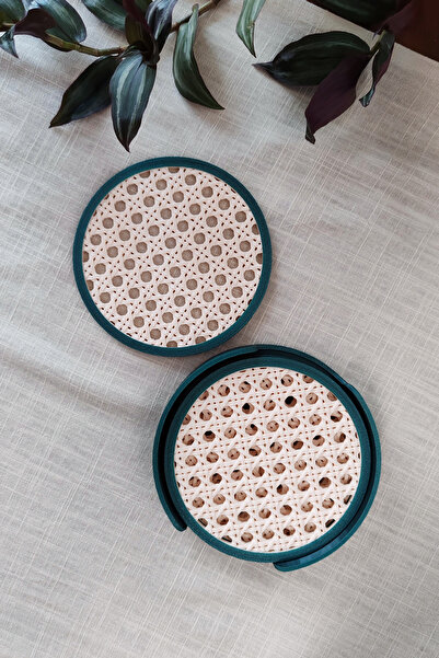 Alwen هازيران |   القاعدة | قاعدة زجاجية منقوشة من هازيران |   مجموعة من 4 مع...