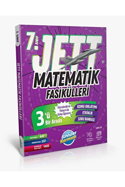 Ünlüler Karması 7. SINIF JETT MATEMATİK FASİKÜLLERİ
