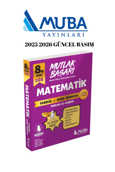 Muba Yayınları MUBA YAYINLARI 8.SINIF MATEMATİK FASİKÜL SET