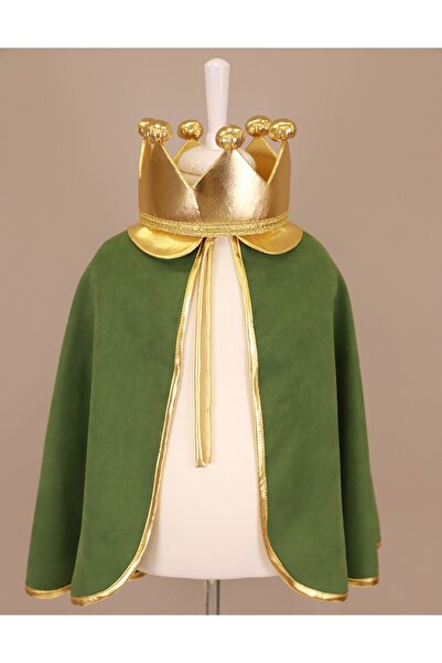 MudMarks ÇOCUK PELERİN VE KRAL TACI SETİ