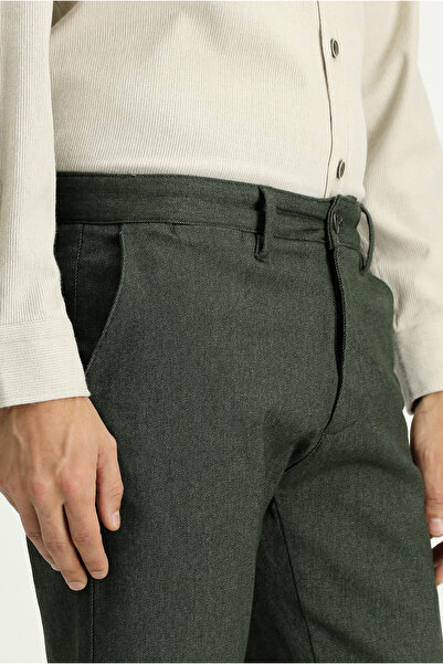 Kiğılı Relaxed Fit Rahat Kesim Likralı Kanvas / Chino Pantolon