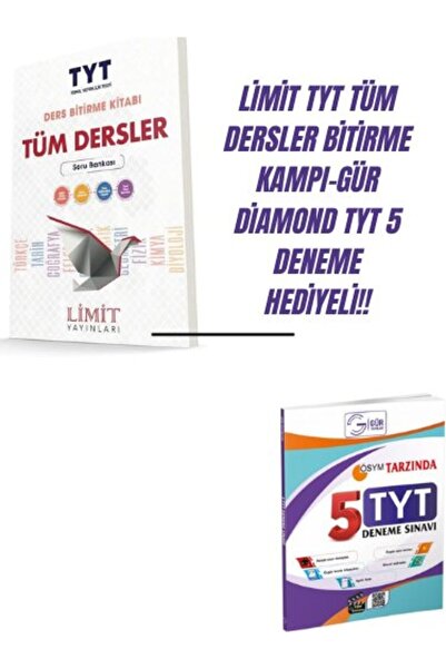 Karma Kitaplar LİMİT YAYINLARI TYT TÜM DERSLER BİTİRME KAMPI-GÜR YAYINLARI TY...