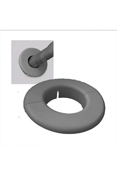 SDM AKSESUAR Klima Borusu Dekoratif Gri Delik Kapatma Kapağı 11 cm Çap ve 150 Delik Kapatma Montaj Macunu