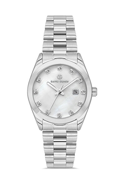 DAVID GUNER Kadın / Kız Kol Saati Gümüş DG-8500LA-A1 Çelik Kordon Quartz Meka...