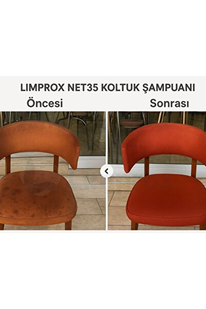 Limprox Net-35 Halı Koltuk Köpüksüz Deterjanı Şampuanı Ilacı 1 Litre - F-26 Genel Leke Çıkarıcı 1 Litre