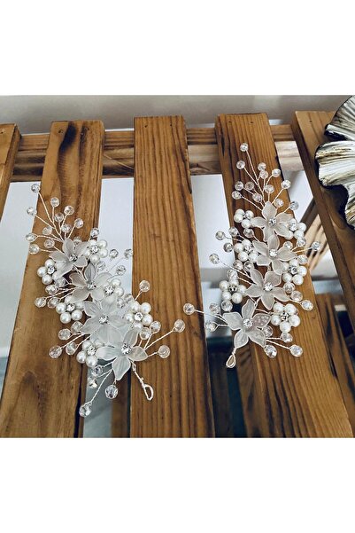 ASİMEL TASARIM Bridal Tiara Hair Accessory Wedding Henna Wedding Promise Engagement Graduation