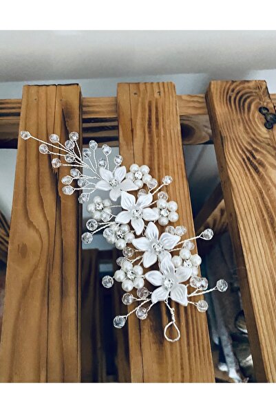 ASİMEL TASARIM Bridal Tiara Hair Accessory Wedding Henna Wedding Promise Engagement Graduation