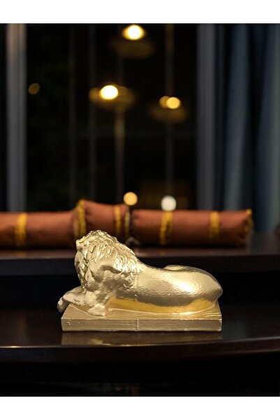 SOFT Aslan Heykeli Dekoratif Eşya 13cm Figür / Ev Dekorasyon Eşyası Biblo