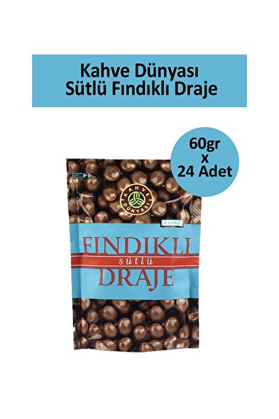 Kahve Dünyası Kahve Dünyası Fındık Draje 60 gr x 24 Adet