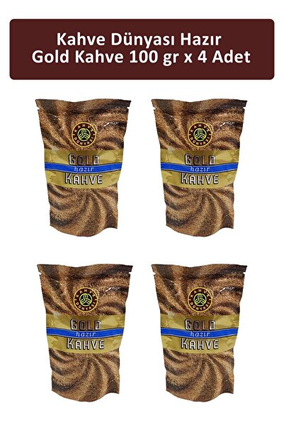 Kahve Dünyası Kahve Dünyası Gold Hazır Kahve 100 gr x 4 Adet