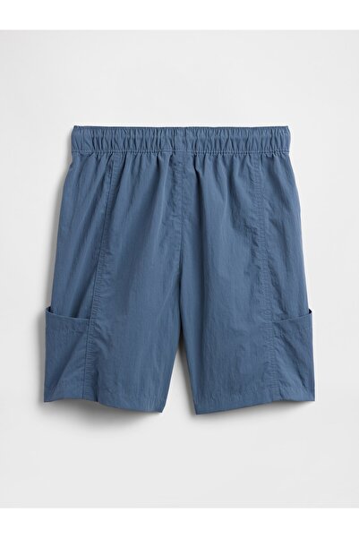 GAP Erkek Çocuk Mavi Pull-On Hybrit Kargo Şort
