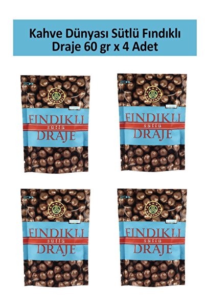 Kahve Dünyası Kahve Dünyası Fındık Draje 60 gr x 4 Adet