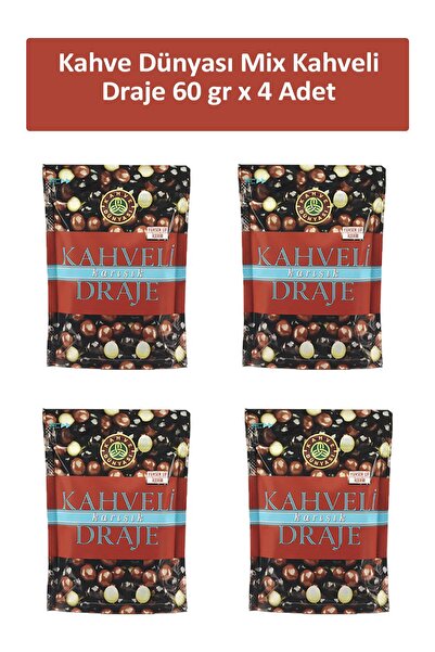 Kahve Dünyası Kahve Dünyası Kahveli Karışık Draje 60 gr x 4 Adet