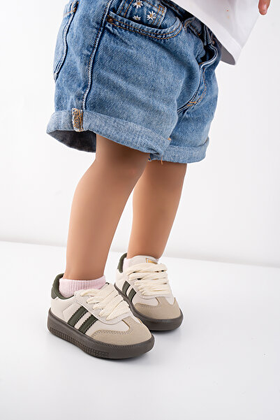 Blyss Girl Boy Child Baby Beige Khaki Sports Shoes Sneaker