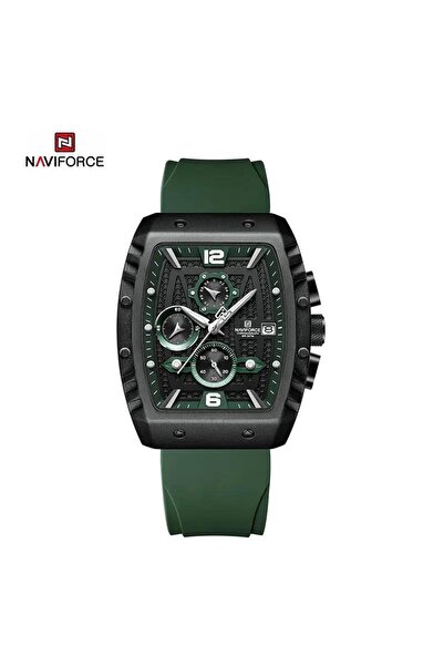 Naviforce ساعة يد رياضية كرونوميتر كاليندر سبورت للرجال من نافيفورس موديل جديد