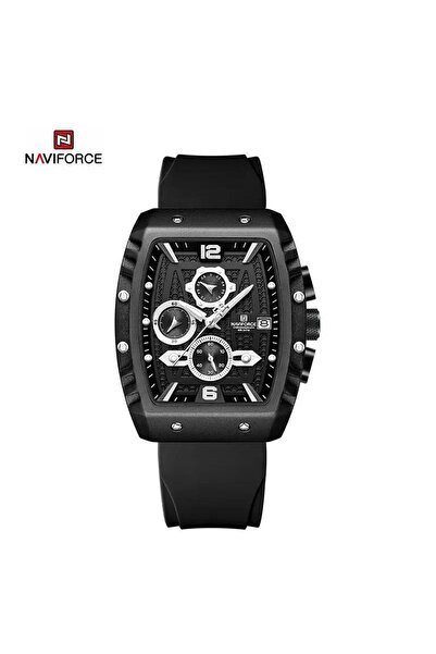 Naviforce ساعة يد رياضية كرونوميتر كاليندر سبورت للرجال من نافيفورس موديل جديد