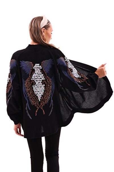 MODAJİN كيمونو أسود - دمية