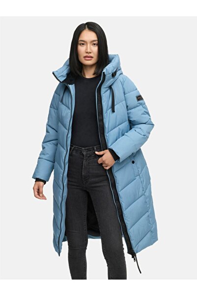 Navahoo Schmatzibaer lange Damen Winter Steppjacke N009