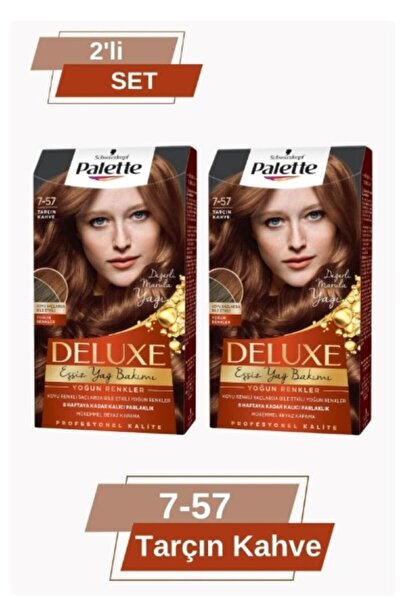 Palette Deluxe Yoğun Renkler 7-57 Tarçın Kahve X2 Adet