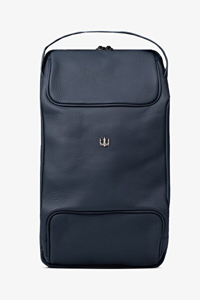 Getto Deri Grain Genuine Leather Backpack