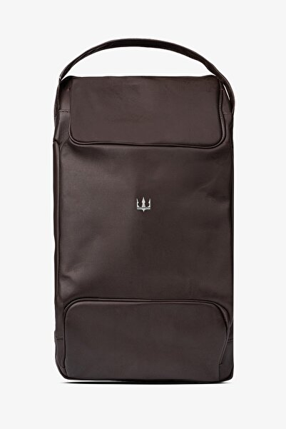 Getto Deri Grain Genuine Leather Backpack