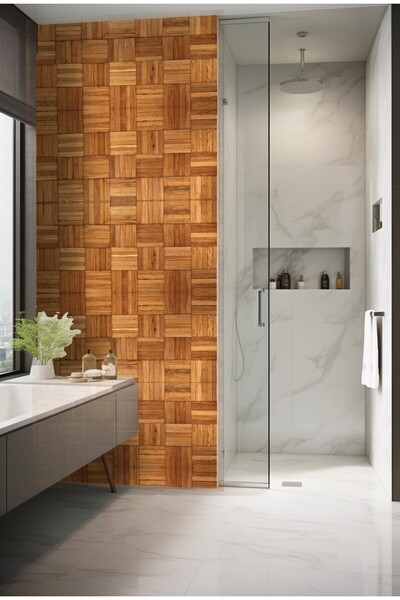 senavia farkınızı yansıtın Code 94 Suya Dayanıklı Mutfak Banyo Zemin Mermer Mobilya Fayans Folyo Kaplama (LAMİNASYONLU)