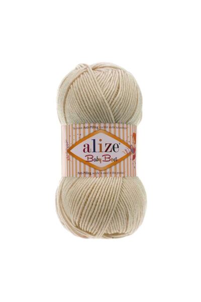 Alize 5 τεμάχια Baby Best 599 Ivory 10% Bamboo - 90% Acrylic (Anti-pilling Acrylic) / 100 gr - 240 m