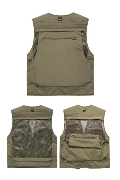 SINGLE SWORD 15-кишеньковий багатофункціональний мисливський жилет - жилет з сіткою для активного відпочинку