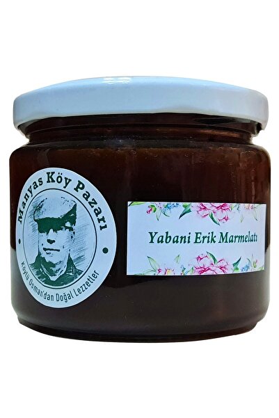 Manyas Köy Pazarı Doğal Katkısız Ev Yapımı Yabani Erik Marmelatı 330cc'lik Ka...