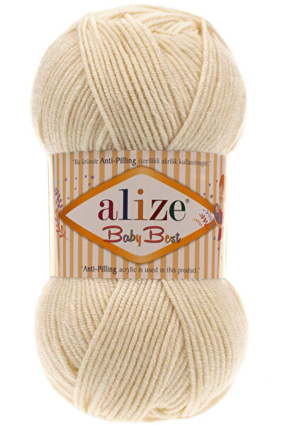 Alize Baby Best 01 Cream 10% Bamboo - 90% Acrylic (αντι-πιλίνγκ ακρυλικό) / 100 Gr - 240 M
