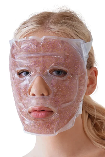 Vanaca Grup Thermogel Cold Hot Glitter Face Mask, Face Lift, under Eye, Headache, Stress, Blackhead Reducer