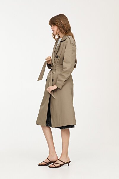 Pull & Bear Kemerli trençkot