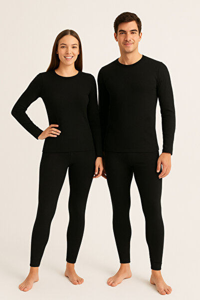 Khuzey Unisex Termal İçlik Alt Üst Takım – Kışlık Tulum, Isı Koruyucu Spor ve Günlük Kullanım İçin