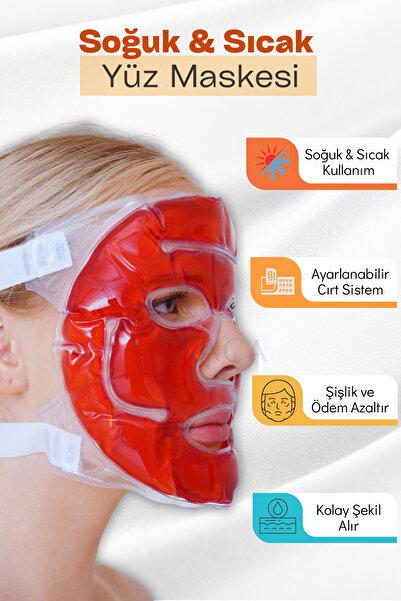 Vanaca Grup Termojel Soğuk Sıcak Yüz Maskesi – Göz Altı Morluğu, Baş Ağrısı, Stres Ve Siyah Nokta Azaltıcı