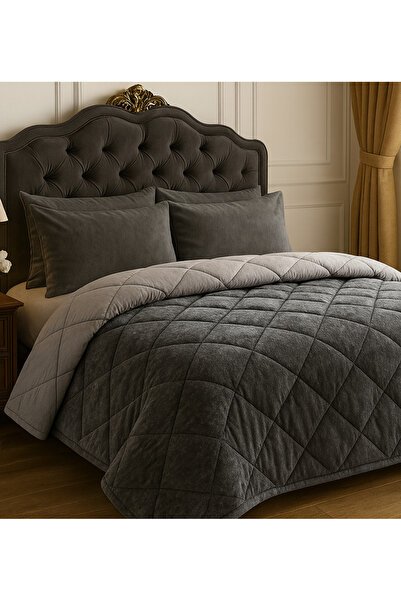 LUNGA VİTA Welsoft Double-Sided Quilt, Cotton Satin on the Inside, Soft on the Outside, Welsoft Double Size