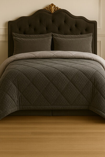 LUNGA VİTA Welsoft Double-Sided Quilt, Cotton Satin on the Inside, Soft on the Outside, Welsoft Double Size