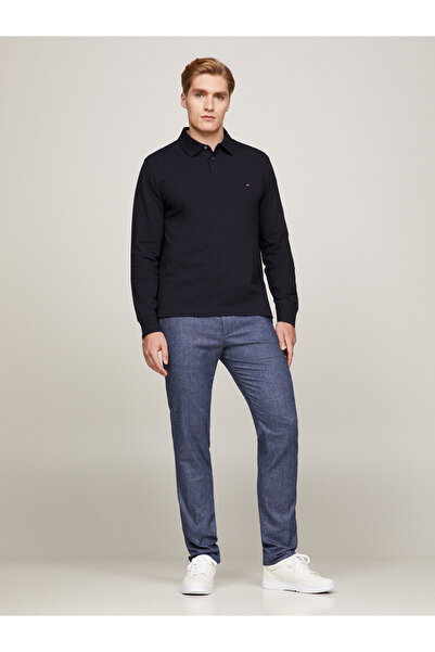 Tommy Hilfiger Erkek Lacivert Polo Yaka T-Shirt MW0MW20183 DW5
