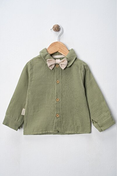 Lamonde Muslin Long Sleeve Trousers Baby Boy Salopet / 9 - 24 Months