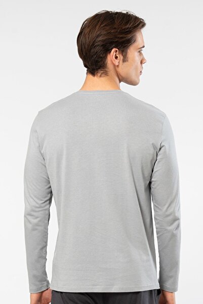 Cacharel Men's Modal Cotton V-Neck T-Shirt 2243/Grey