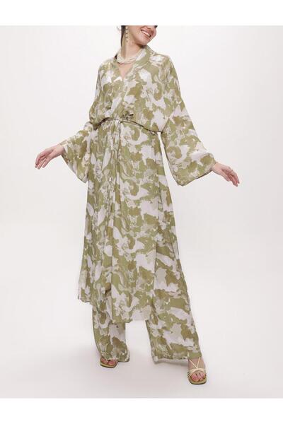 SOCIETA Bej Bol kesim kaftan 94080