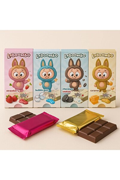 MyClean LABUBU POPPİNG CANDY CHOCOLATE COOKİES, BUBLE GUM, STRAWBERRY, CARAME...