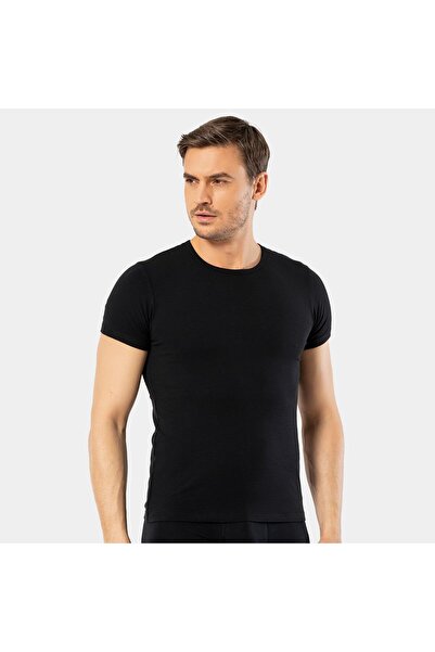 Cacharel - Μπλουζάκι με λαιμόκοψη 1305/Μαύρο