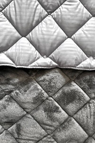 LUNGA VİTA Welsoft Double-Sided Quilt, Cotton Satin on the Inside, Soft on the Outside, Welsoft Double Size